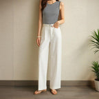 Calça Naomi™ em Viscose Premium com Toque de Modal / Porque Você Merece Conforto com Estilo Refinado!