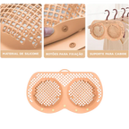 Protetor de Lingerie e Sutiã BraShell™ em Silicone Flexível / Proteção Estruturada para Bojos Delicados na Lavagem!