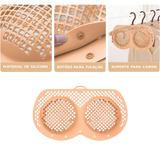 Protetor de Lingerie e Sutiã BraShell™ em Silicone Flexível / Proteção Estruturada para Bojos Delicados na Lavagem!