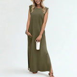Vestido La Señorita™ em Malha Rayon Super Soltinha com Bolsos Laterais / Conforto Máximo ate para os Dias Mais Complicados!