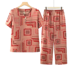 Conjunto Harmonia™ com Estampa Retrô-Chic / O Equilíbrio Perfeito Entre Estilo e Conforto Diário!