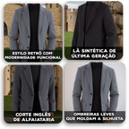 Blazer Bebbanburg™ com Corte Inglês e Caimento de Alfaiataria / Refinamento Clássico para Homens de Presença e Bom Gosto!