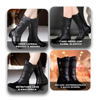 Bota Lucerne™ Forro Térmico e Zíper Lateral / Para Mulheres que Sofrem com o Frio e Não Abrem Mão da Elegância!