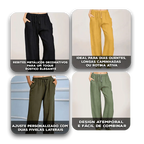 Calça Bruma™ em Linho de Algodão / Toque Suave, Caimento Livre e Estilo Natural!