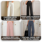 Calça Naomi™ em Viscose Premium com Toque de Modal / Porque Você Merece Conforto com Estilo Refinado!
