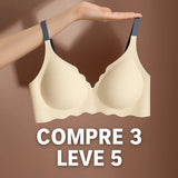 [COMPRE 3, LEVE 5] Kit de Sutiãs 5D Suavity™ Sem Aro, Sem Costuras e Sem Marcas / Sustentação Natural com Sensação de Segunda Pele!