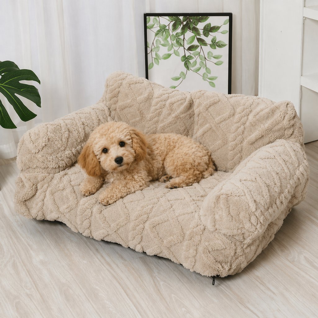 Cama Pet Estilo Sofá Modern Lar™  Design Premium com Conforto Acolhedor