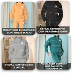 Conjunto Erin™ em Moletinho Ultra Macio e Modelagem Confort / Elegância Minimalista para Seus Dias Mais Tranquilos!