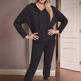 Conjunto Moonlight™ em Moletinho com Brilho Charmoso em Strass / Dê Mais Charme e Glamour para Seu Outono Inverno!!