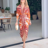 Vestido Amarantha™ em Popelina Suave com Design Marcante / Elegância Autêntica para Brilhar com Naturalidade!
