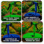 Mangueira Extensível GardenFlex™ com Jatos Diversos e Trava de Conforto / Um Novo Jeito de Cuidar da Sua Casa!