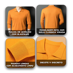 Polo Manga Longa Brentwood™ com Acabamento Premium e Design Old Money / Essência Clássica com Modernidade e Confort!