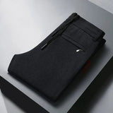 Calça Winston™ em Veludo Cotelê com Cintura Elástica / Um Esporte Fino Versátil com Conforto Térmico e Liberdade!