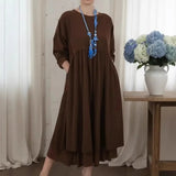 Vestido Delmara™ com Estrutura Solta e Estilo Minimalista