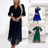 Vestido Irene™ em Chiffon Premium com Cintura Estruturada Modeladora / Delicadeza, Conforto e Elegância no Mesmo Vestido!
