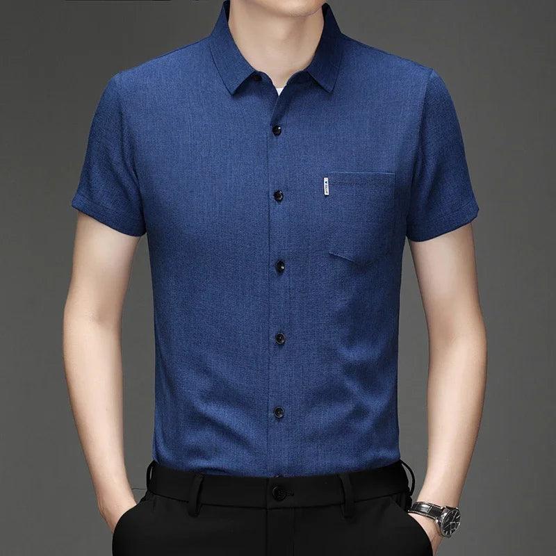 Camisa Social Belmond™ em Algodão de Alta Qualidade / Elegância e Conforto para o Homem Sofisticado