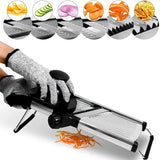 Cortador MasterSlice™ em Aço Inoxidável com Lâminas Ajustáveis / Precisão Profissional em Cada Corte!