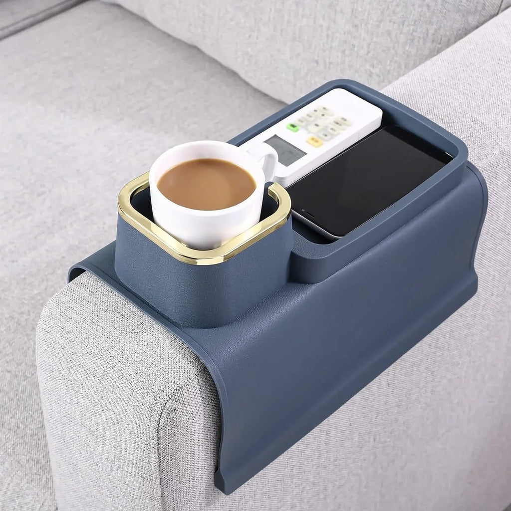 Suporte Multifuncional para Braço de Sofá Modern Lar™ / Organização e Conforto ao Seu Alcance!