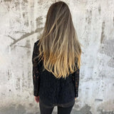 Blazer Black Rose™ em Renda Floral com Caimento Leve e Elegância Atemporal / Um Ícone de Sofisticação e Charme Feminino!