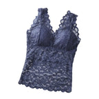 [COMPRE 1 E LEVE 3] Blusinha BellaLace™ com Bojo Embutido e Renda Suave / Sensualidade e Conforto em Cada Curva!
