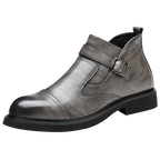 Bota Chelsea Blackwood™ em Couro Polido de Luxo / Sofisticação, Durabilidade e Máximo Conforto!