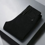 Calça Winston™ em Veludo Cotelê com Cintura Elástica / Um Esporte Fino Versátil com Conforto Térmico e Liberdade!