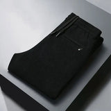 Calça Winston™ em Veludo Cotelê com Cintura Elástica / Um Esporte Fino Versátil com Conforto Térmico e Liberdade!