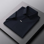 Camisa Manga Curta Imperial Zeus™ com Design Imponente Sem Botões / Presença e Sofisticação em Cada Detalhe!