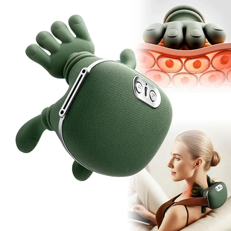 Massageador PalmaZen™ com Toque Biônico e Aquecimento Duplo / O Relaxamento que Seu Corpo Merece!