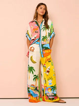 Conjunto Paraíso Tropical™ / Estilo e Leveza para Seus Dias de Verão!