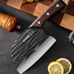 [COMPRE 1 E LEVE 2] Cutelo Japonês Kurohana™ Forjado à Mão em Aço Carbono Temperado / A Lâmina que Leva a Arte da Culinária a Sério!