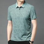 [COMPRE 1 E LEVE 2] Camisa Polo Lorenzo™ em Popelina de Algodão Texturizada / Conforto e Estilo para o Homem Exigente!