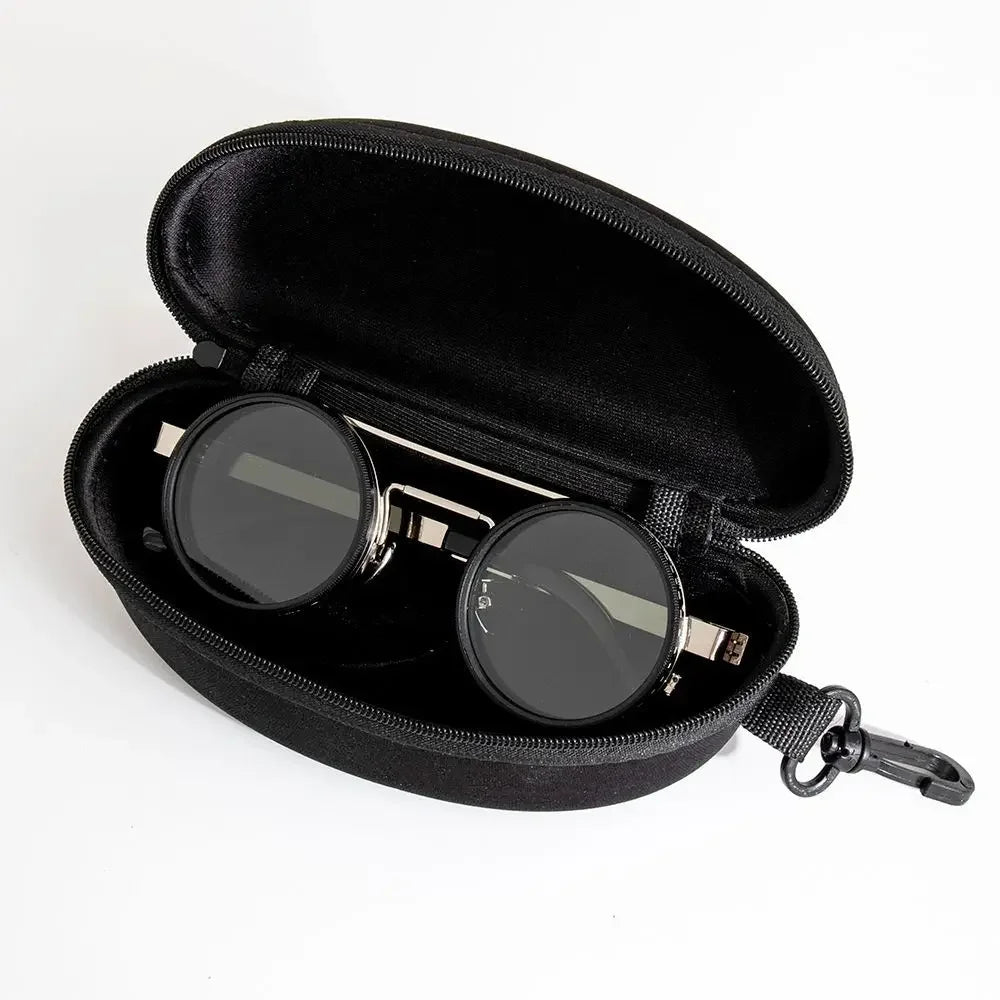 [Compre 1  e Leve 2] Óculos de Sol Eclipse™ com Regulagem de Luminosidade e Design Retrô / Visual Único e Proteção Total em Qualquer Ambiente!