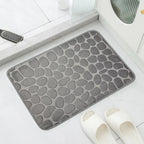 Tapete Antiderrapante PedraLux™ com Design de Pedras / Conforto, Elegância e Funcionalidade para Seu Ambiente!