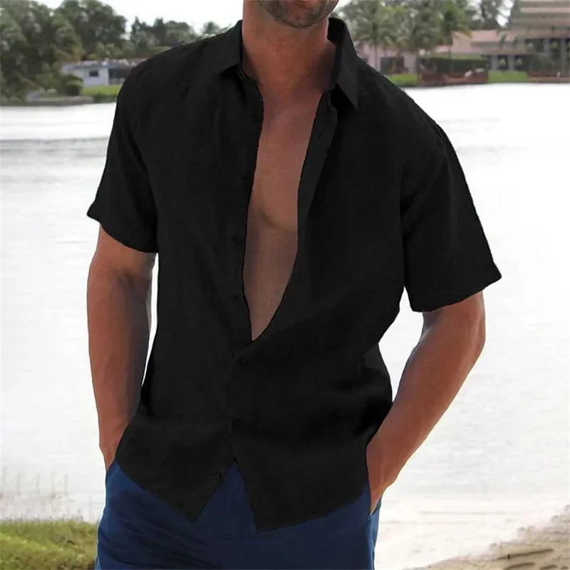 [COMPRE 1 E LEVE 3] Camisa Sospiro™ em Linho de Algodão Leve / Um Toque de Frescor e Minimalismo Premium!