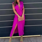 Vestido Kaelis™ com Design Refinado e Drapeado Moderno