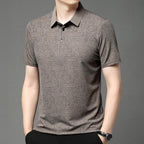 [COMPRE 1 E LEVE 2] Camisa Polo Lorenzo™ em Popelina de Algodão Texturizada / Conforto e Estilo para o Homem Exigente!