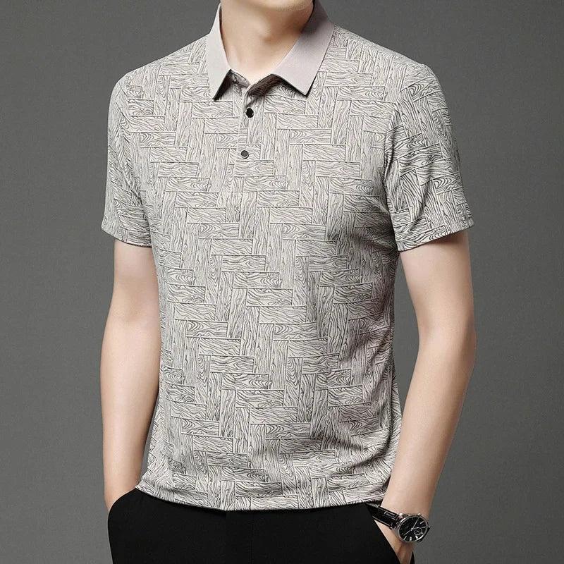 [COMPRE 1 E LEVE 2] Camisa Polo Lorenzo™ em Popelina de Algodão Texturizada / Conforto e Estilo para o Homem Exigente!