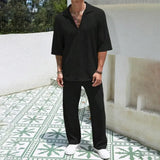 Conjunto Helsinki™ Estilo Old Money em Viscose Texturizada
