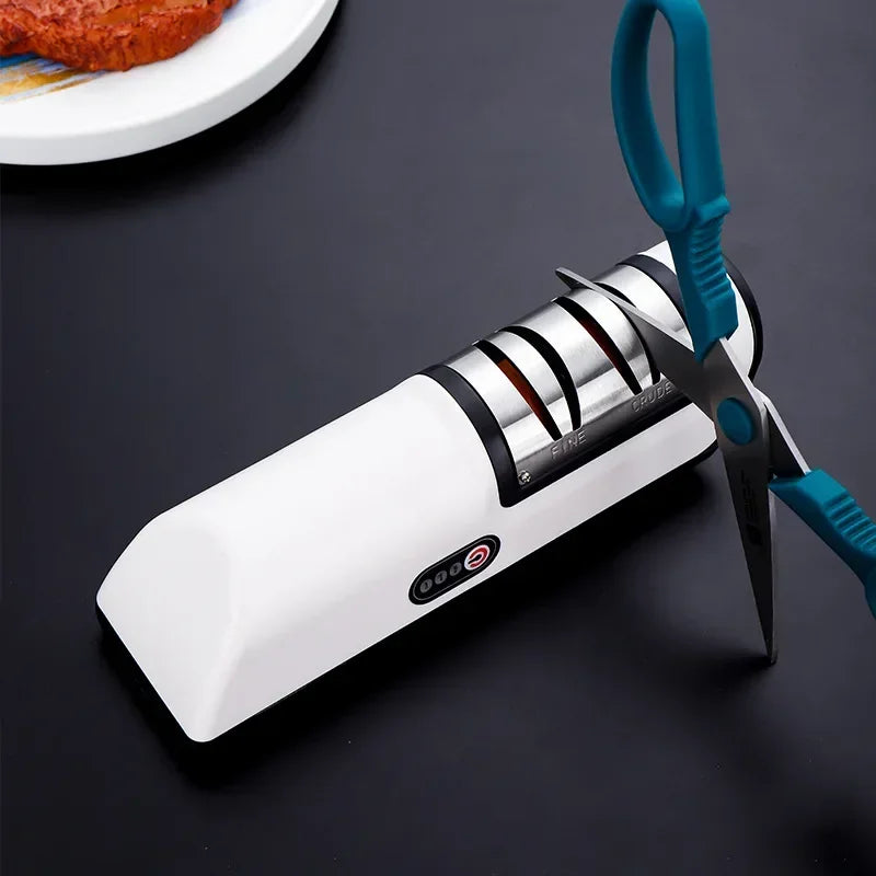Afiador Elétrico Modern Lar™ / Precisão e Praticidade para Suas Lâminas!