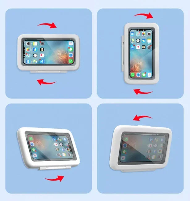 Suporte De Celular 360° Impermeável Modern Lar™ / Rotação Completa com Proteção Máxima para o Seu Smartphone!