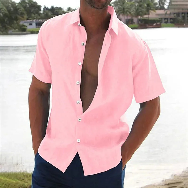 [COMPRE 1 E LEVE 3] Camisa Sospiro™ em Linho de Algodão Leve / Um Toque de Frescor e Minimalismo Premium!