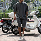 Conjunto Draxen™ em Malha Premium com Modelagem Oversized e Estilo Streetwear