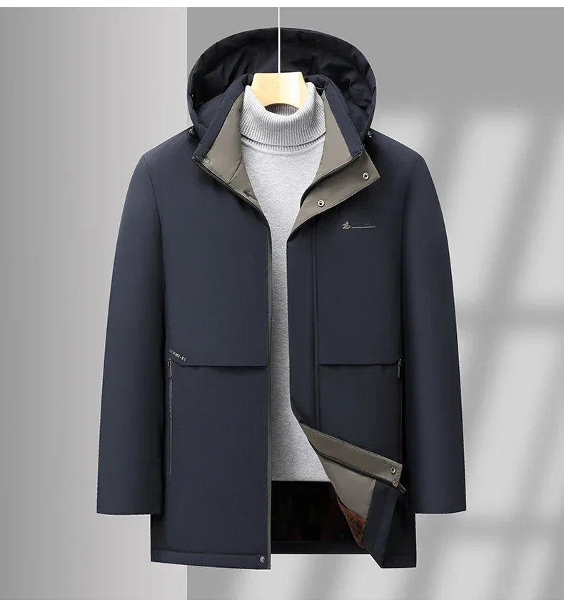 Casaco Alaska Prime™ com Forro Térmico e Design Impermeável / Estilo e Proteção em Dias de Frio Intenso!