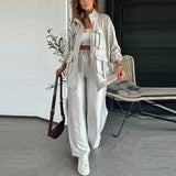 Conjunto Madonna™ com Corte Moderno Estilo Cargo / Sofisticação Urbana que Se Destaca Onde Você For!