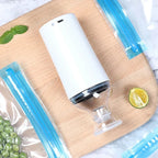 Seladora a Vácuo Modern Lar™ com Sacos Reutilizáveis e Sistema Portátil USB / Conserve Seus Alimentos por Muito Mais Tempo!