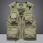Colete Americano Maverick™ com Visual Tático Urbano e Multi-Bolsos /O Equilíbrio Entre Funcionalidade, Estilo e Presença Masculina.