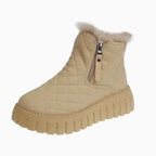 Bota Sabrina™ com Forro Interno e Solado Tratorado / Inverno Aconchegante com Visual Atemporal!
