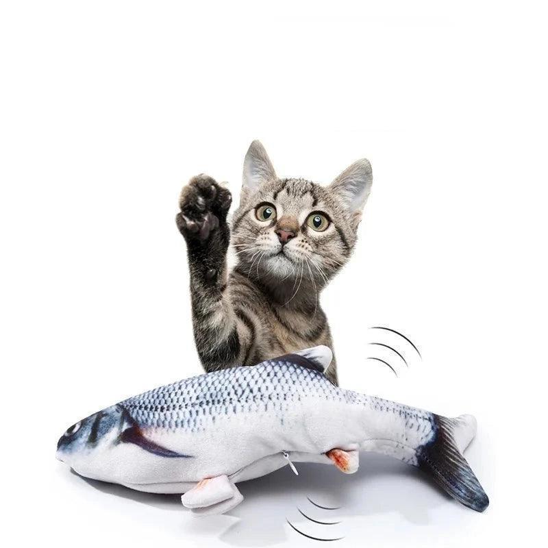 Brinquedo Peixe Interativo Modern Lar™ / Estímulo e Diversão Garantida para o seu Amigo Pet!