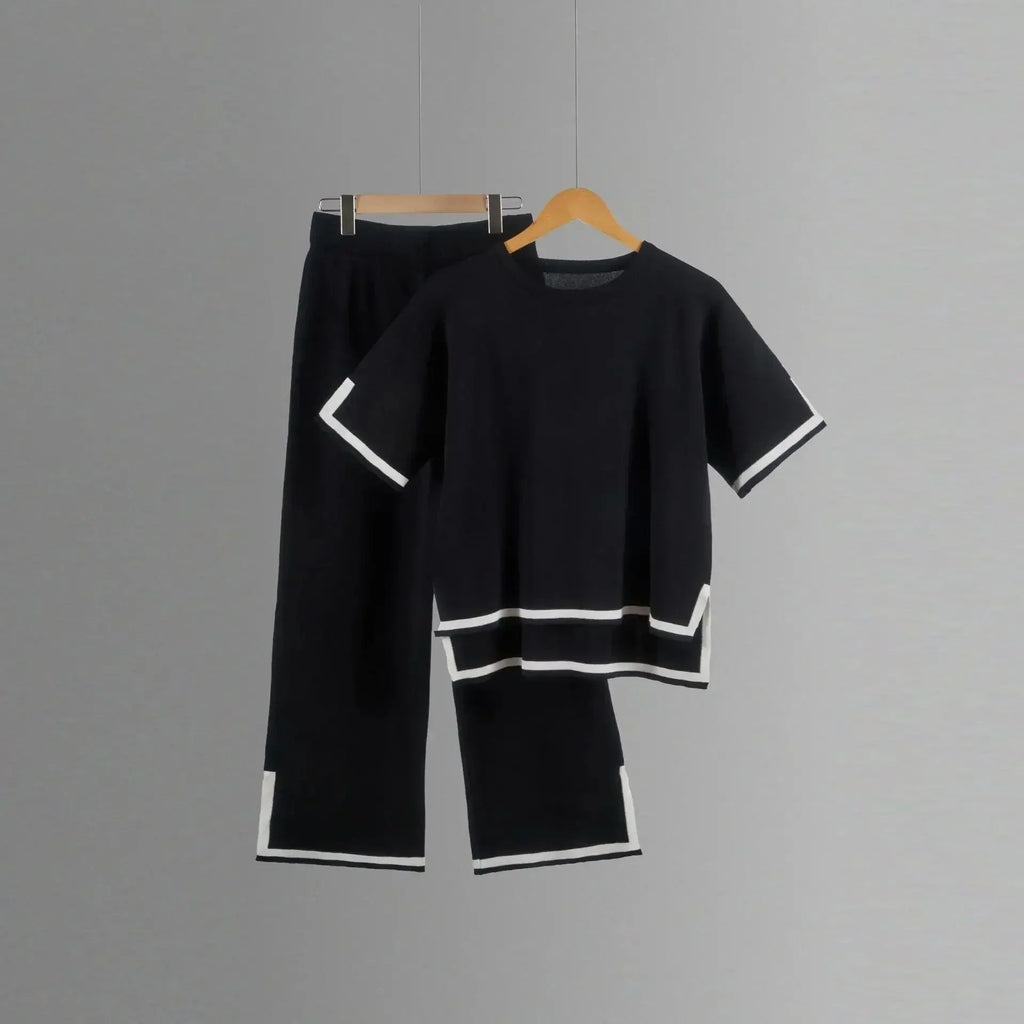 Conjunto Venezia Luxe™ em Viscose Premium com Abertura Lateral / Sofisticação e Conforto para a Mulher Estilosa!